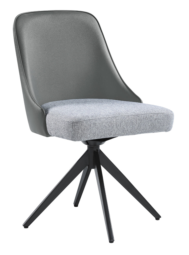 Paulita Upholstered Swivel Side Chairs