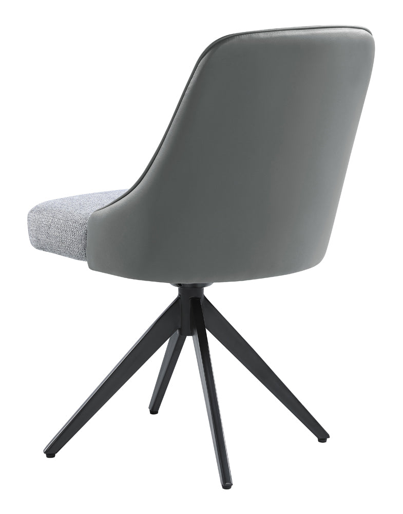 Paulita Upholstered Swivel Side Chairs