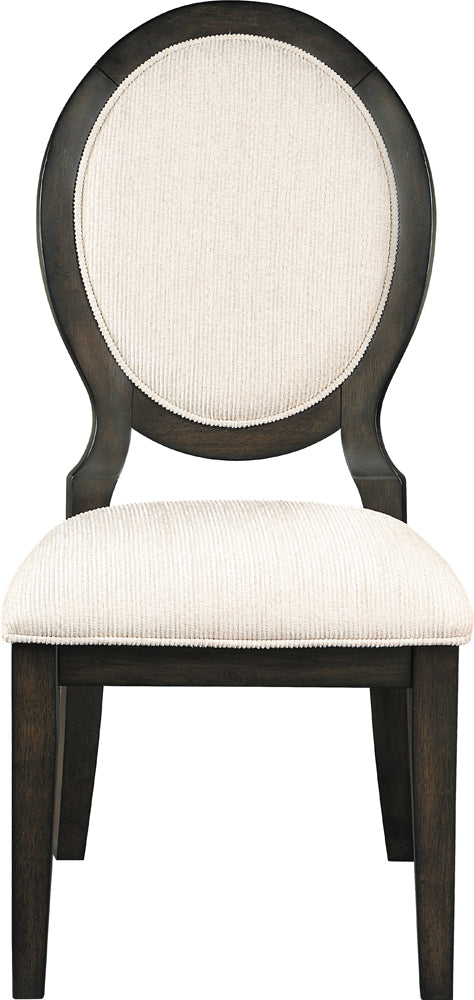 Twyla Upholstered Dining Chairs with Oval Back