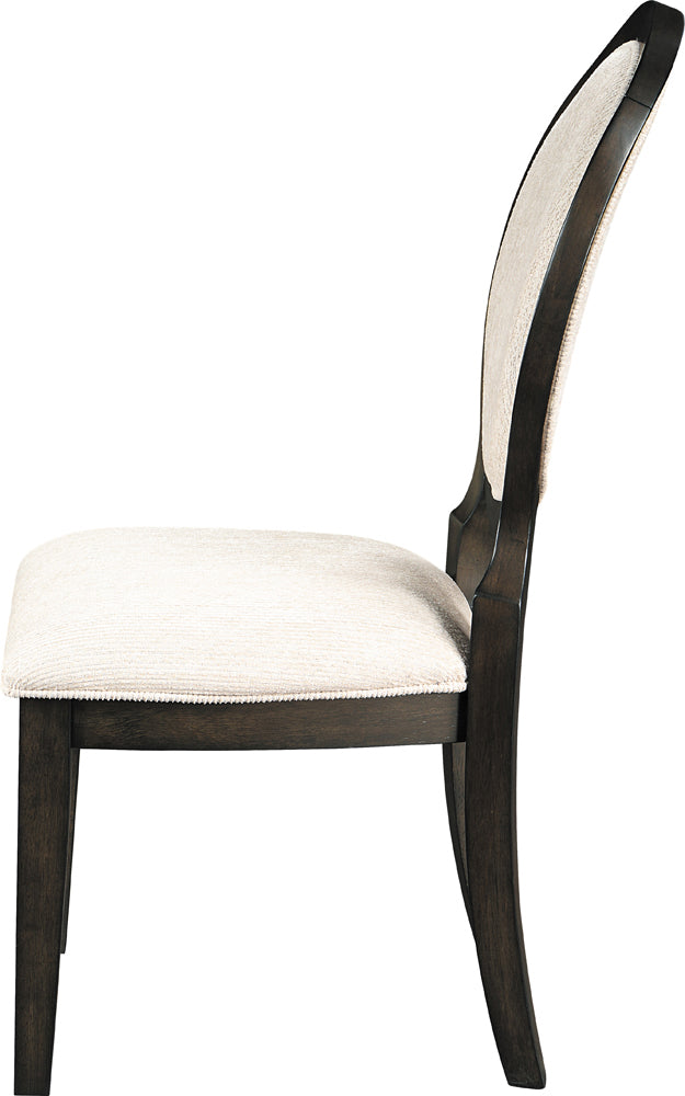 Twyla Upholstered Dining Chairs with Oval Back