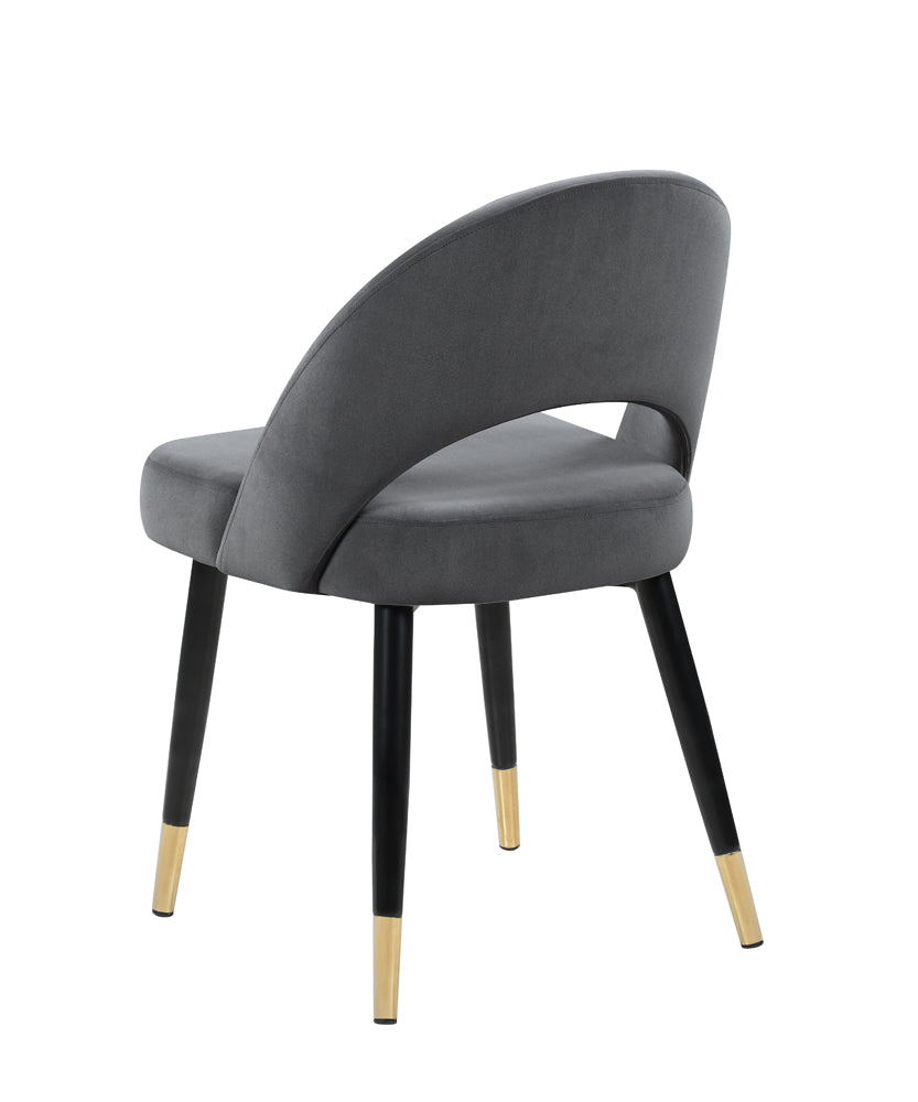 Lindsey Arched Back Upholstered Side Chairs Black