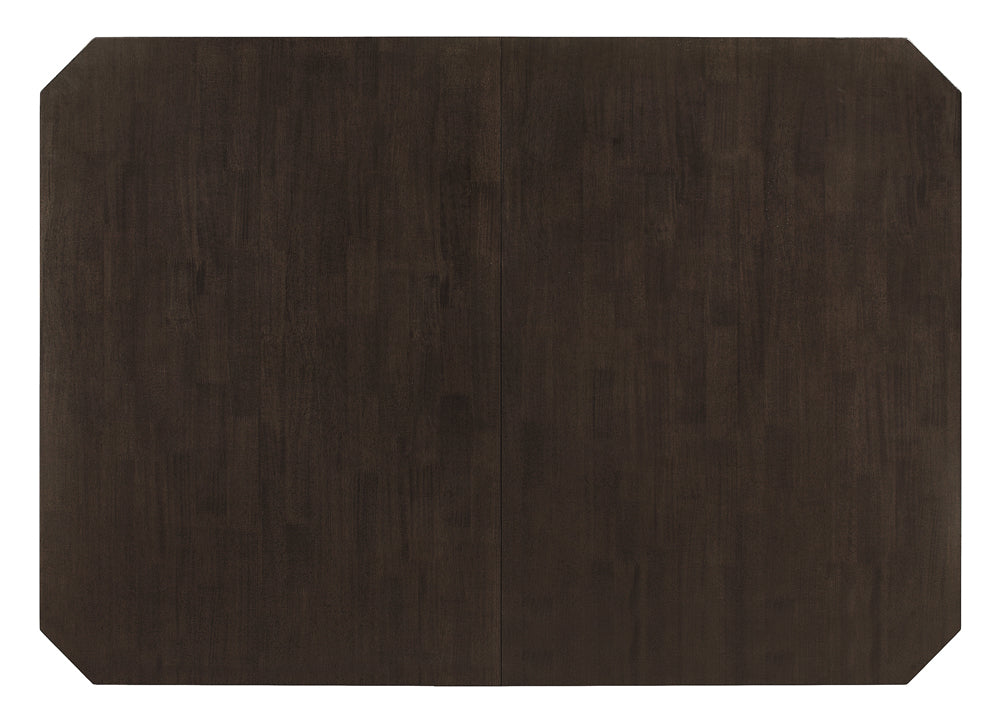 Prentiss Rectangular Counter Height Table with Butterfly Leaf Cappuccino
