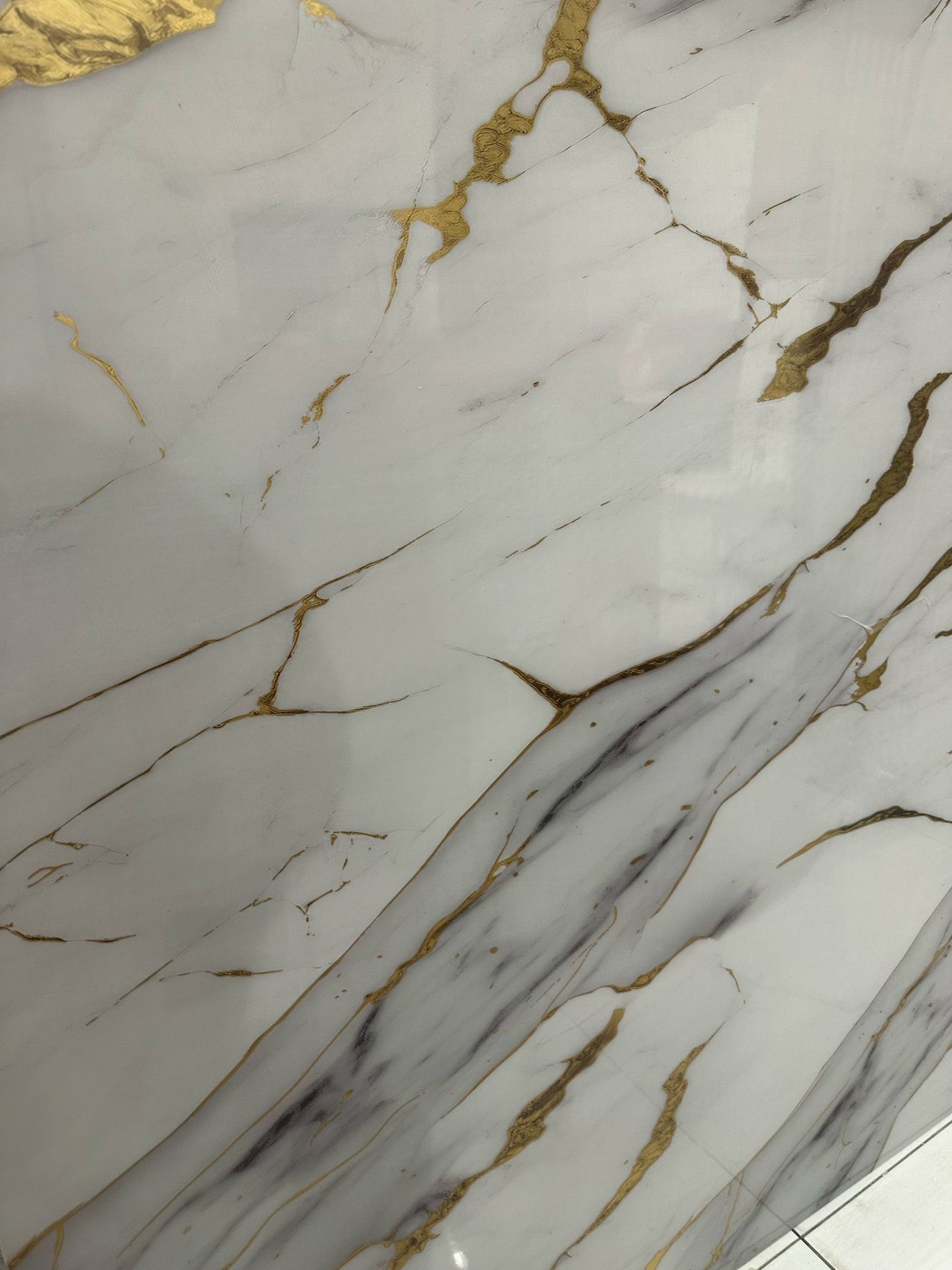 PVC WhiteGold Panel