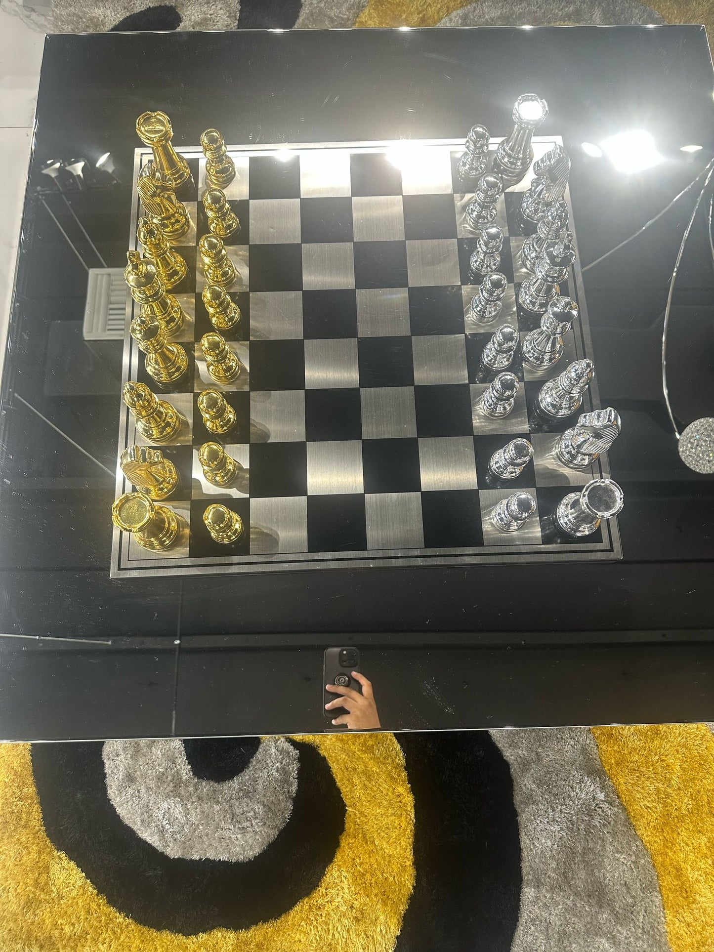 Tabletop Decorative Chess Board Set