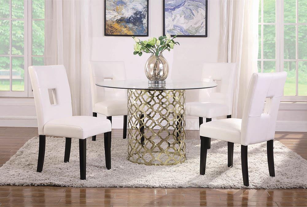 NEWBRIDGE DINING CHAIR 103612WHT