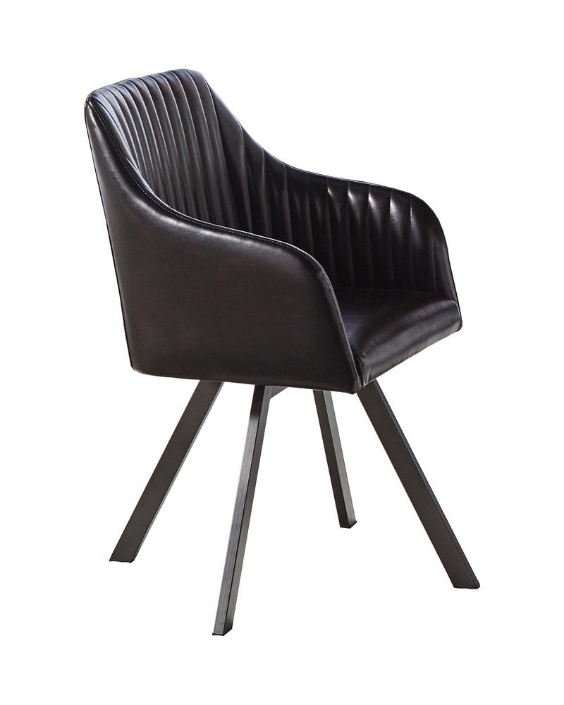 SWIVEL DINING CHAIR 193372BLK