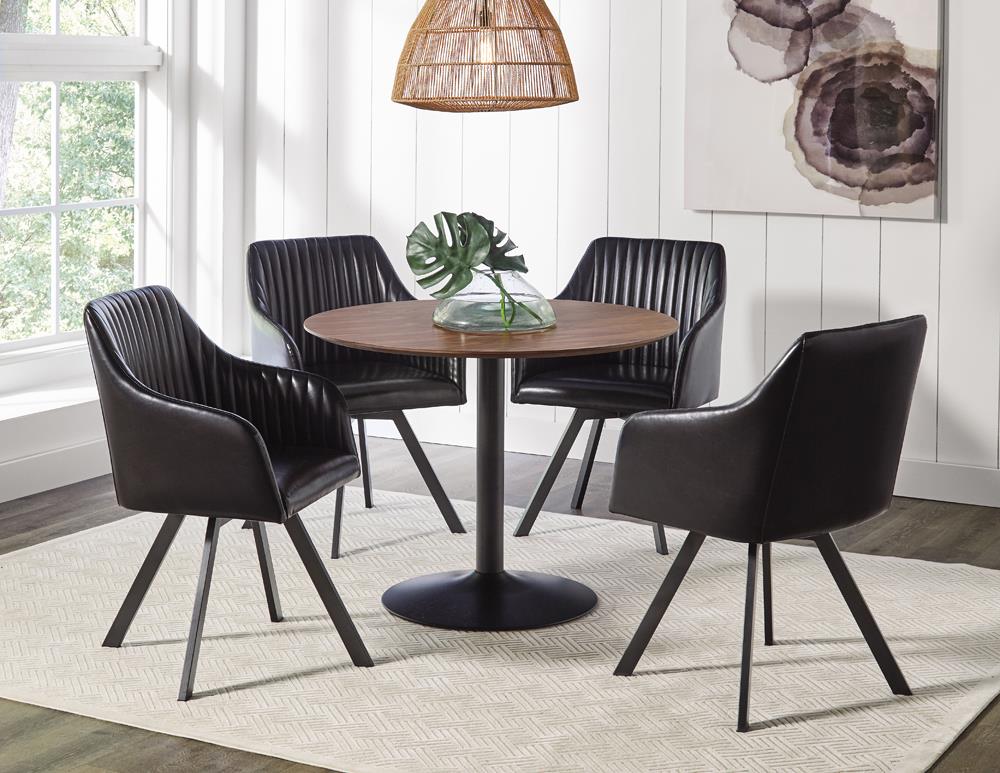 SWIVEL DINING CHAIR 193372BLK