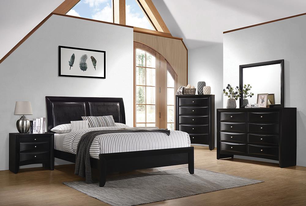 BRIANA CA KING 5PC SET (KW.BED,NS,DR,MR,CH) 200701KW-S5
