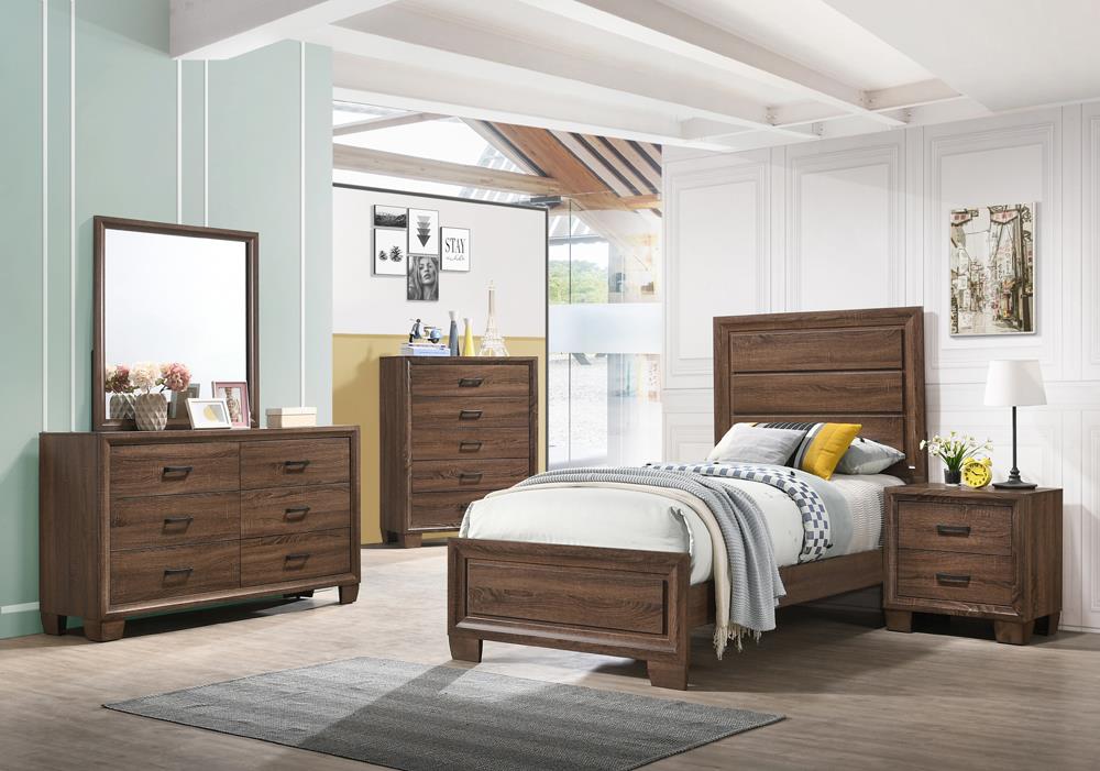 BRANDON TWIN BED 5 PC SET 205321T-S5
