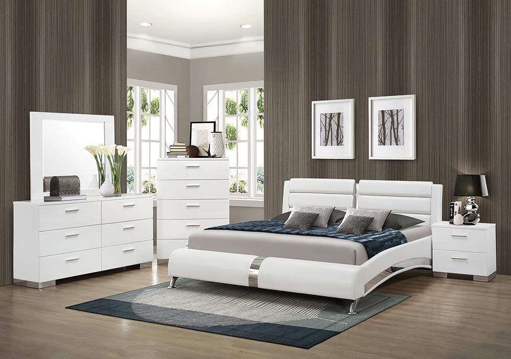 FELICITY CA KING 4 PC SET (KW.BED,NS,DR,MR) 300345KW-S4