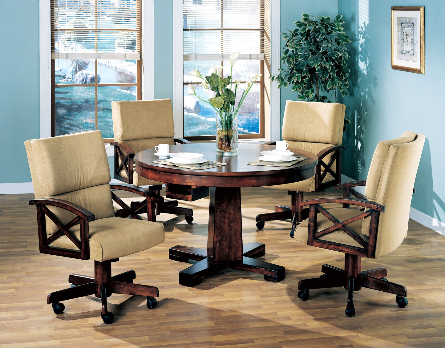 MARIETTA 5 PC SET (TBL+4CHAIR) 100171-S5