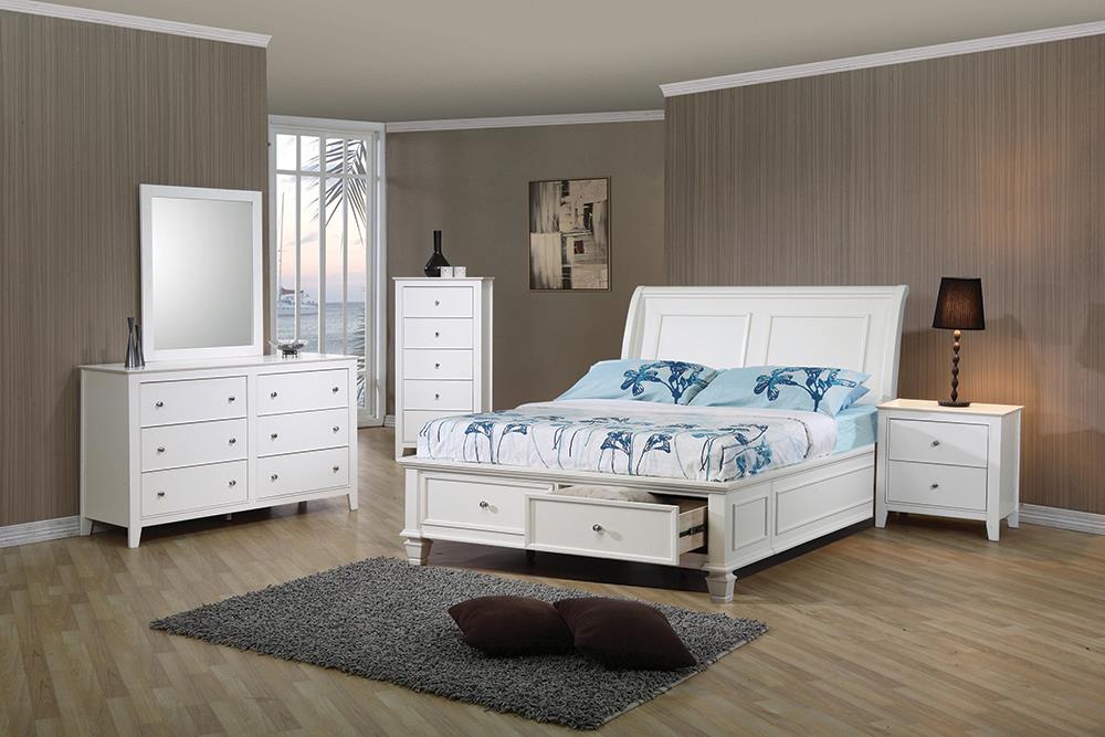 SELENA TWIN BED 4 PC SET 400239T-S4