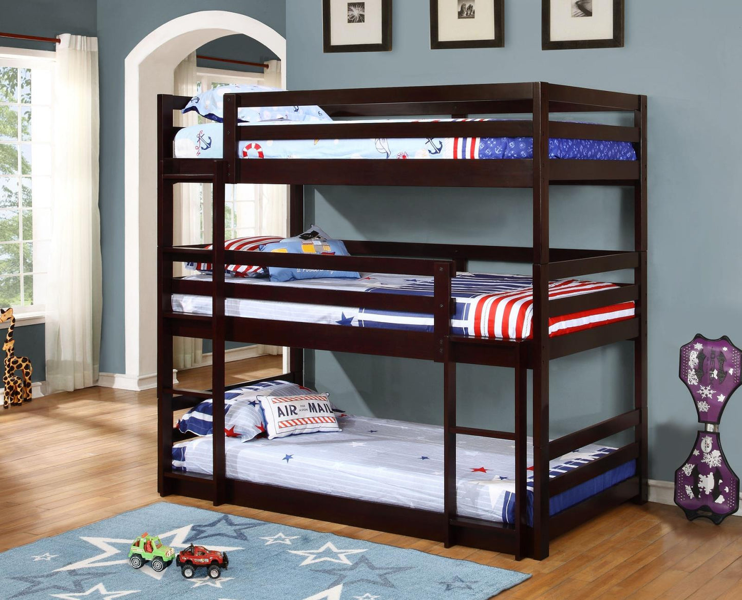 SANDLER T/T/T TRIPLE BUNK BED 400302