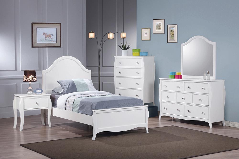 DOMINIQUE TWIN BED 5 PC SET 400561T-S5