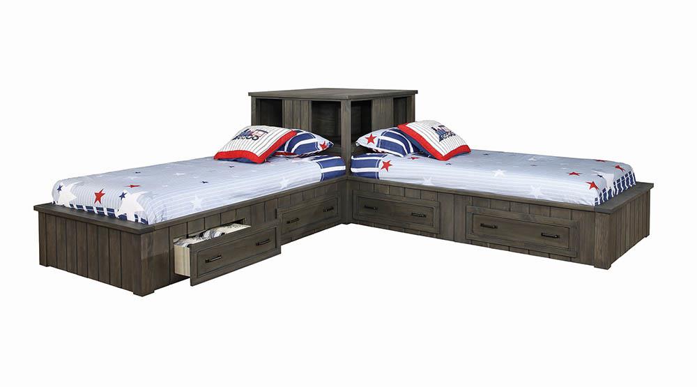 NAPOLEON TWIN STRGE BED-WITHOUT HDBD 400931T