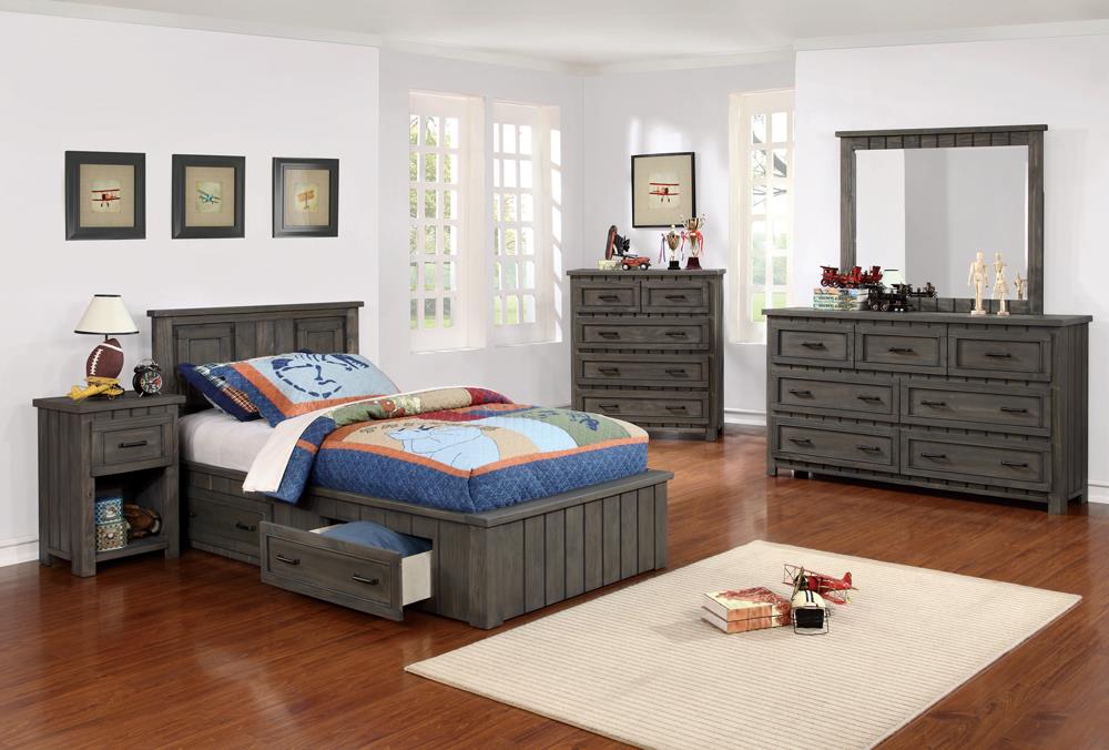 NAPOLEON TWIN STRGE BED-WITHOUT HDBD 400931T