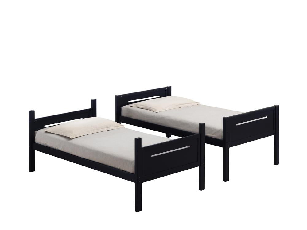 LITTLETON TWIN/TWIN BUNK BED 405051BLK