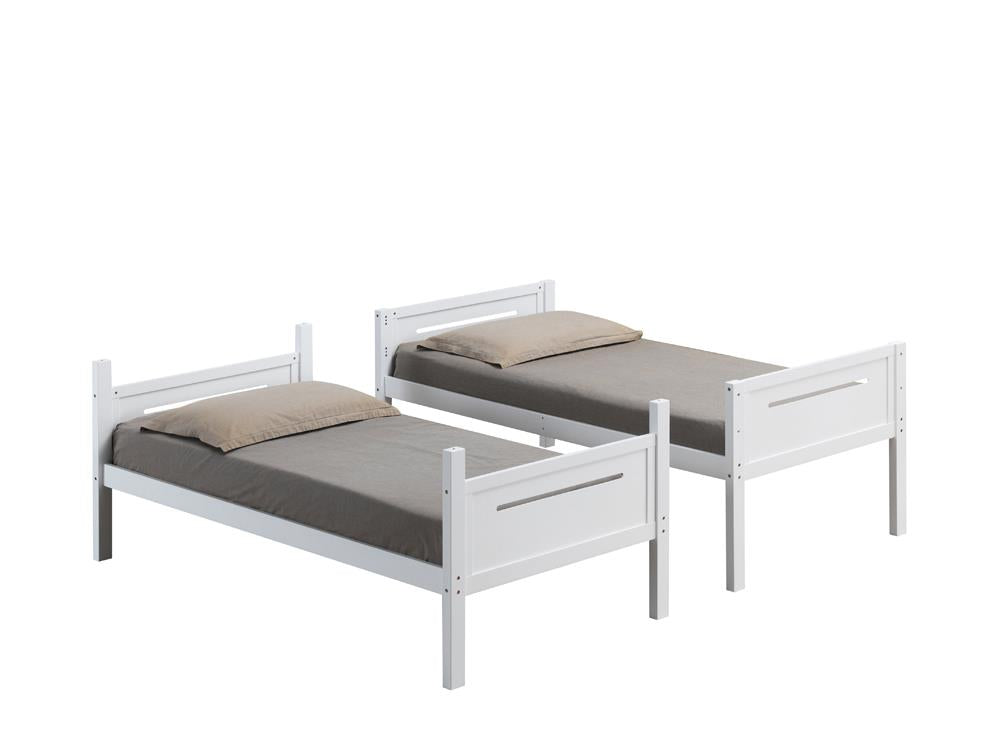 LITTLETON TWIN/TWIN BUNK BED 405051WHT