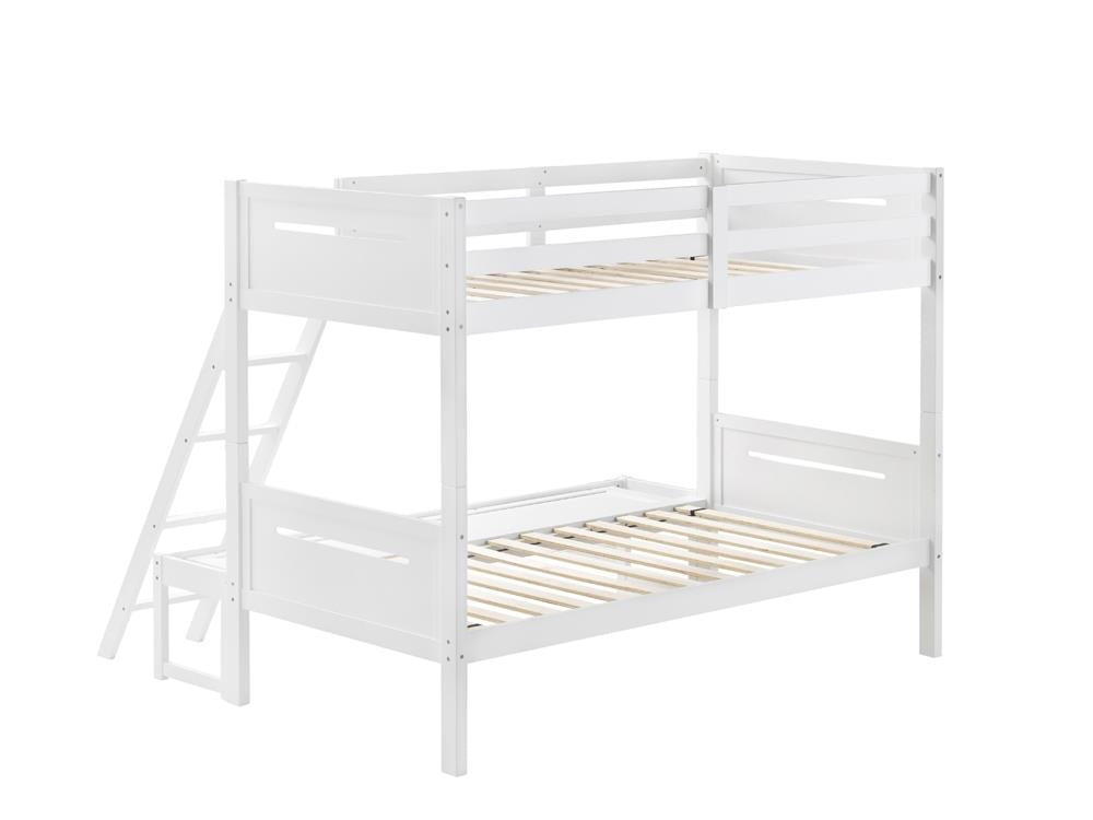 LITTLETON TWIN/FULL BUNK BED 405052WHT