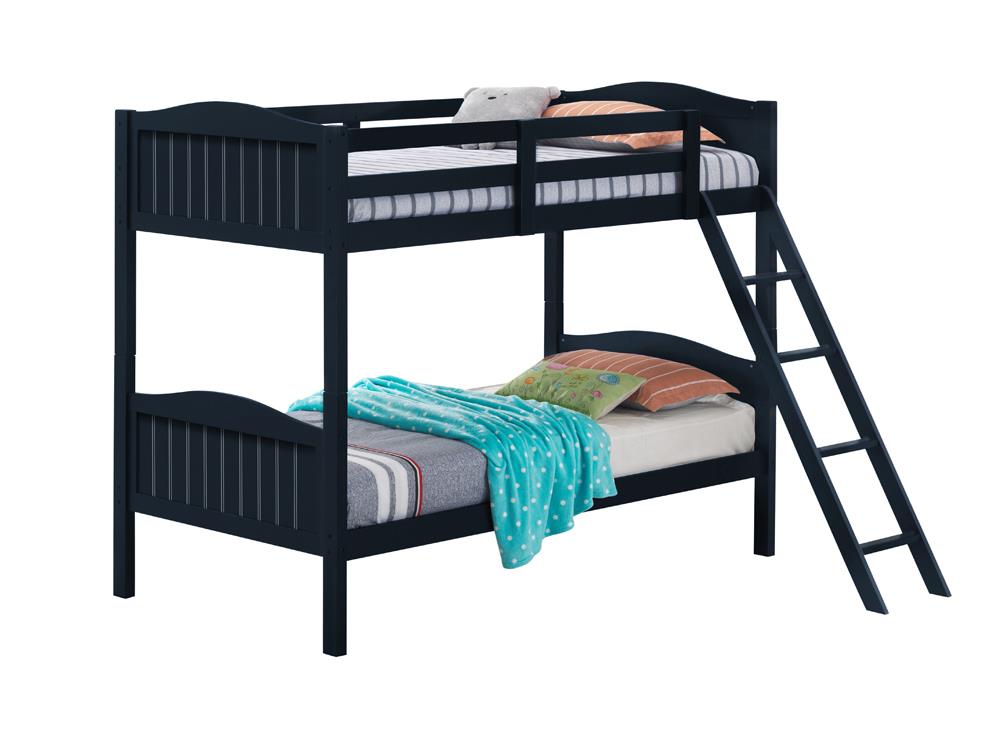 LITTLETON TWIN/TWIN BUNK BED 405053BLU