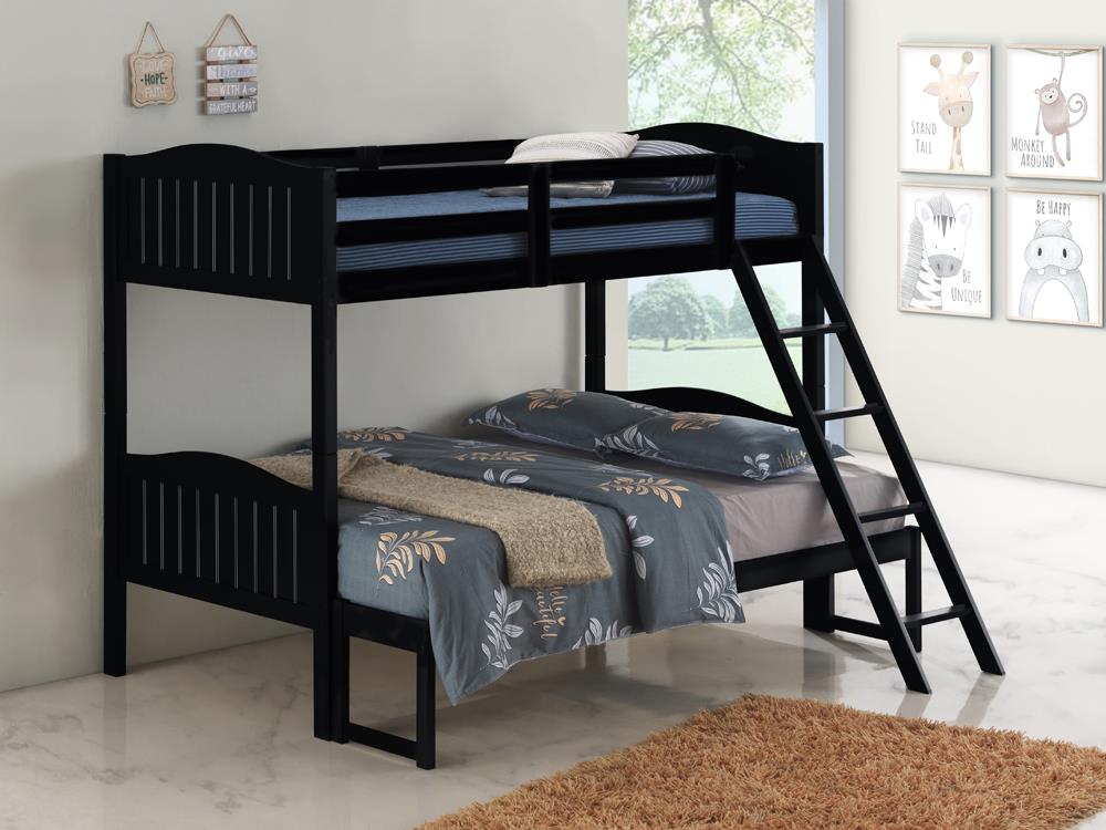 LITTLETON TWIN/FULL BUNK BED 405054BLK