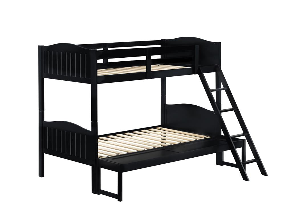 LITTLETON TWIN/FULL BUNK BED 405054BLK