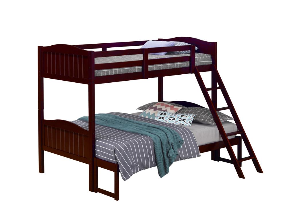 LITTLETON TWIN/FULL BUNK BED 405054BRN