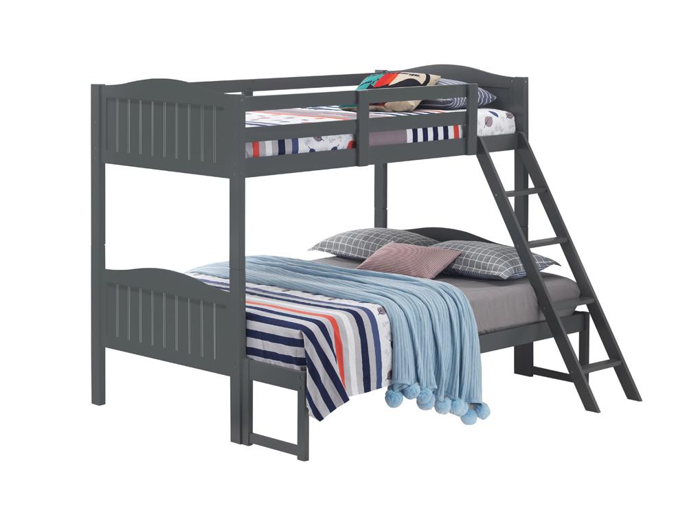 LITTLETON TWIN/FULL BUNK BED 405054GRY