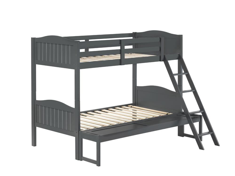 LITTLETON TWIN/FULL BUNK BED 405054GRY