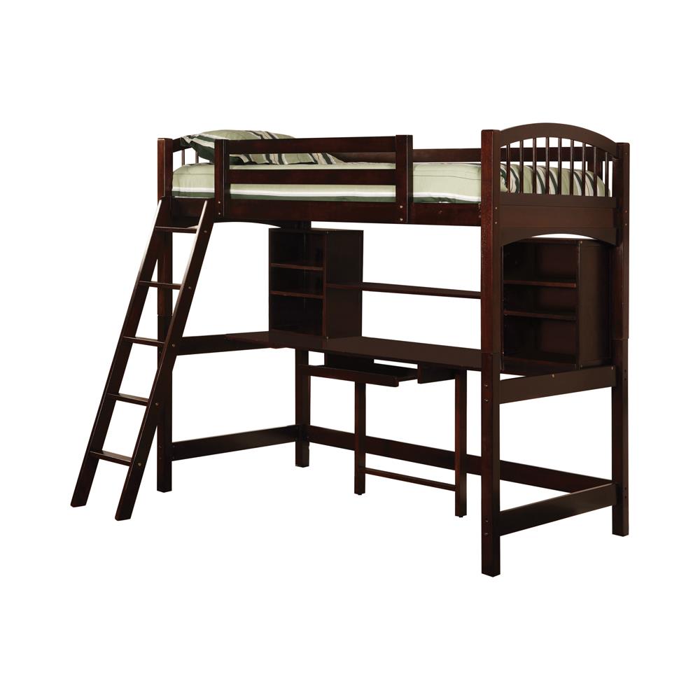 PERRIS TWIN WORKSTATION LOFT BED 460063