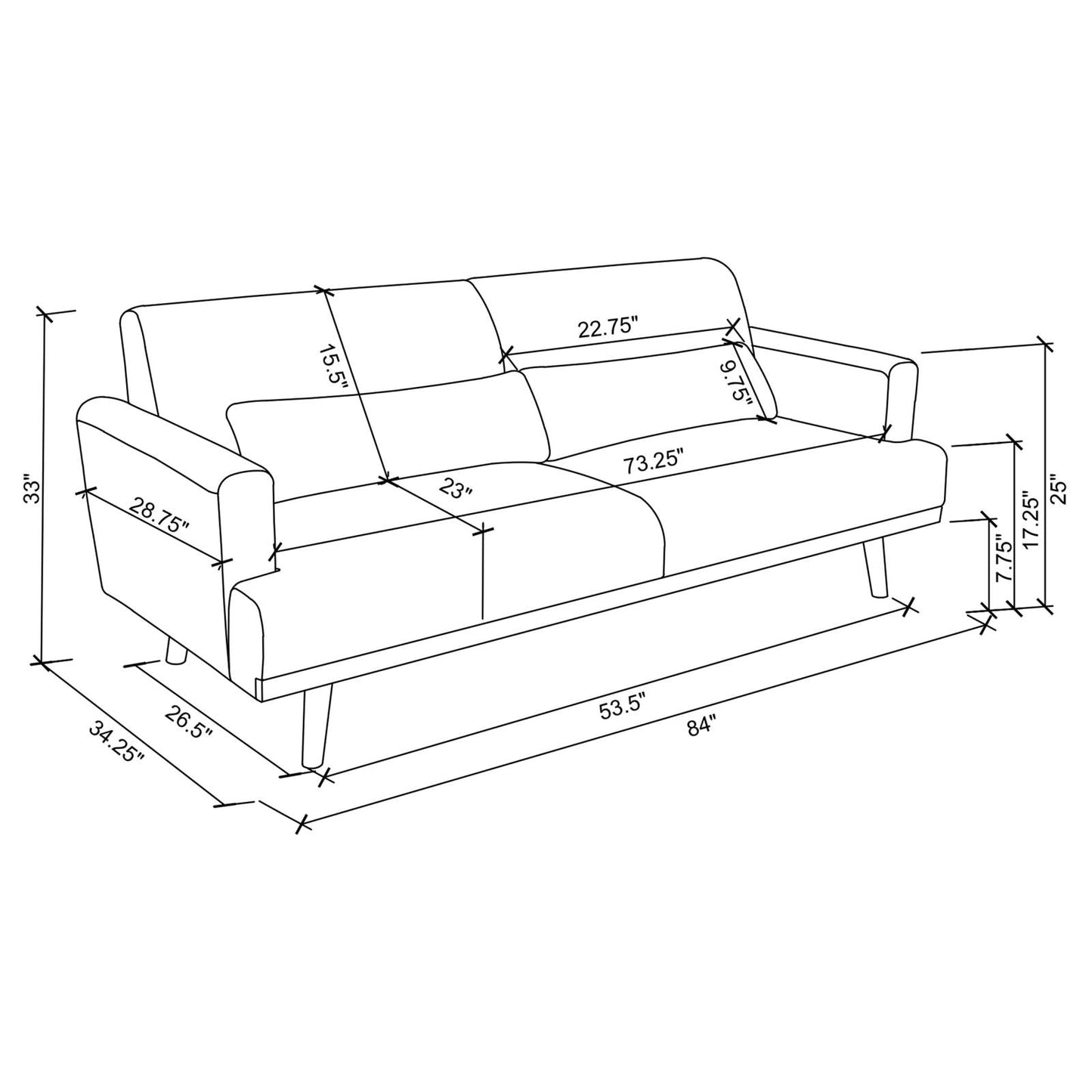 BLAKE 2 PC (SOFA + LOVE) 511121-S2