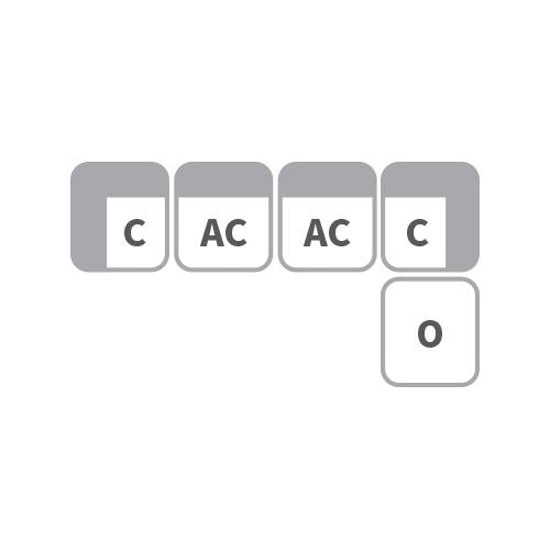 5 PC SET (2AC+2CORNER+OTTOMAN) 551511-S5B