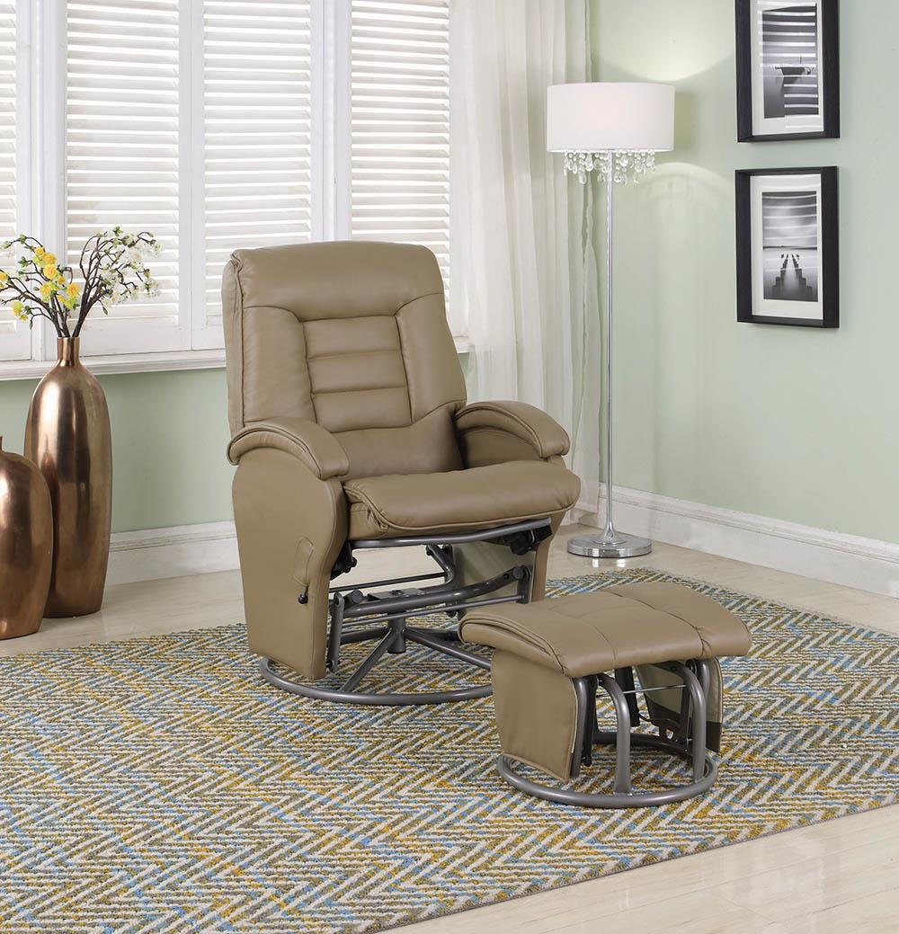 LIVING GLIDER WITH OTTOMAN 600166