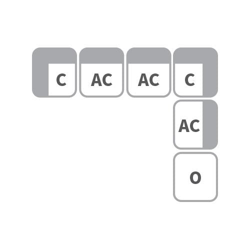 6 PC SECTIONAL 551511-SET