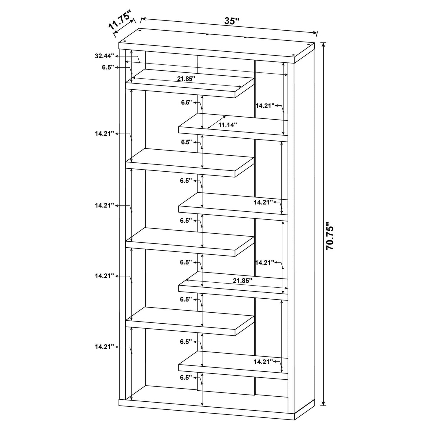 BOOKCASE 800265