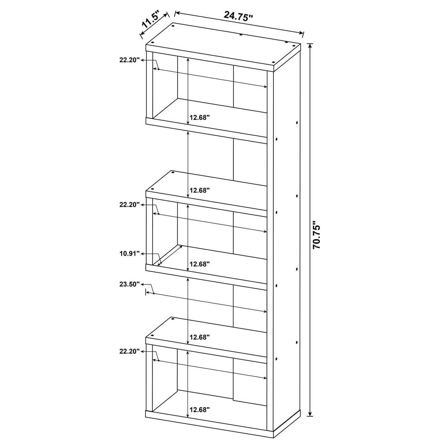 JOEY BOOKCASE 800552