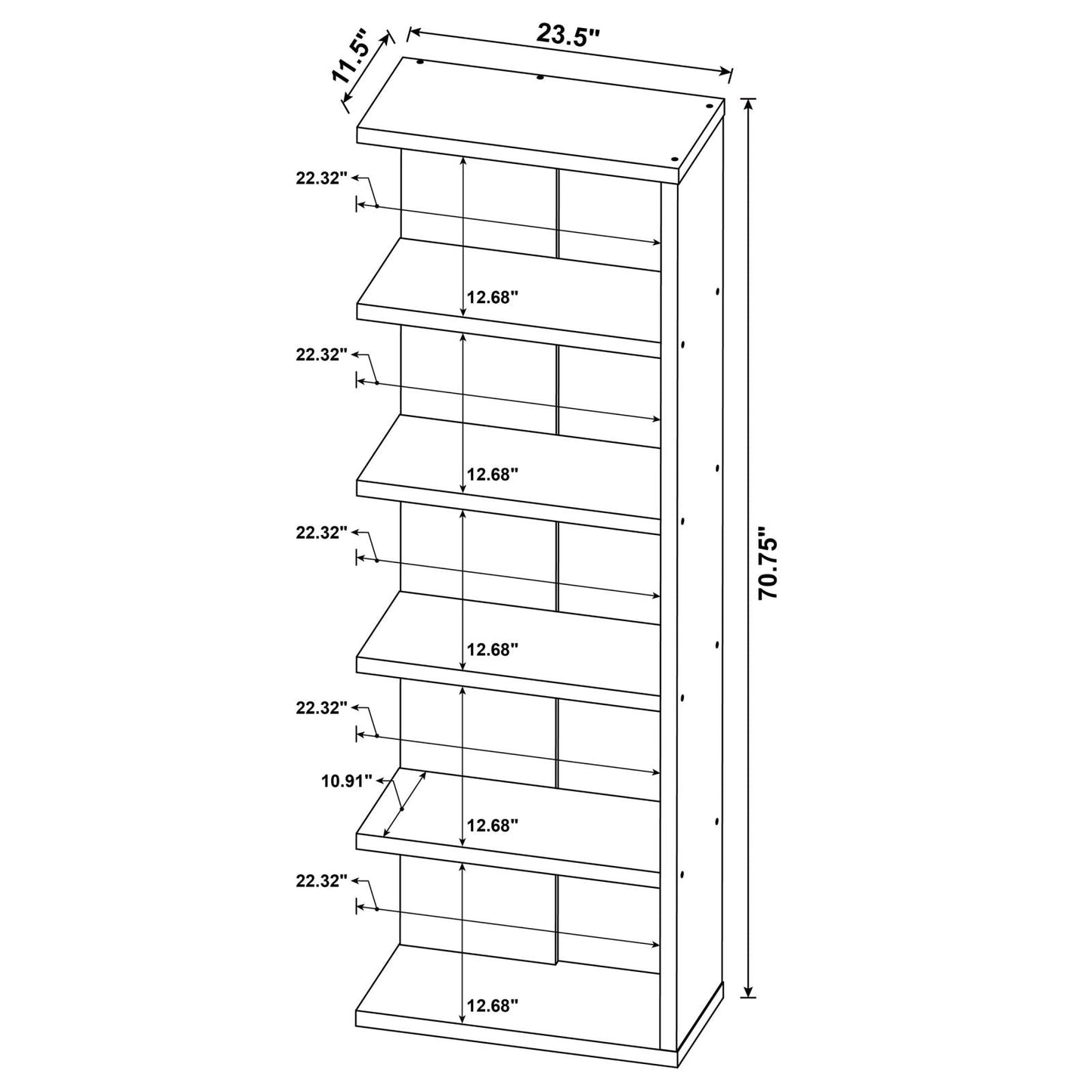 BOOKCASE 800553