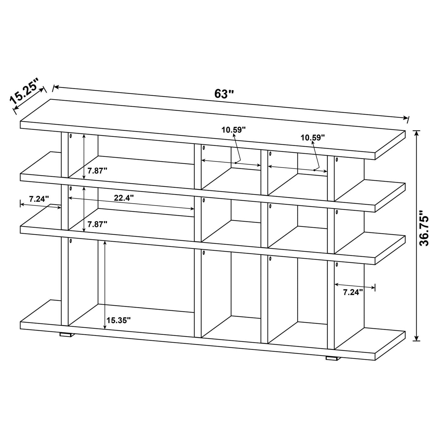 SANTOS BOOKCASE 800848
