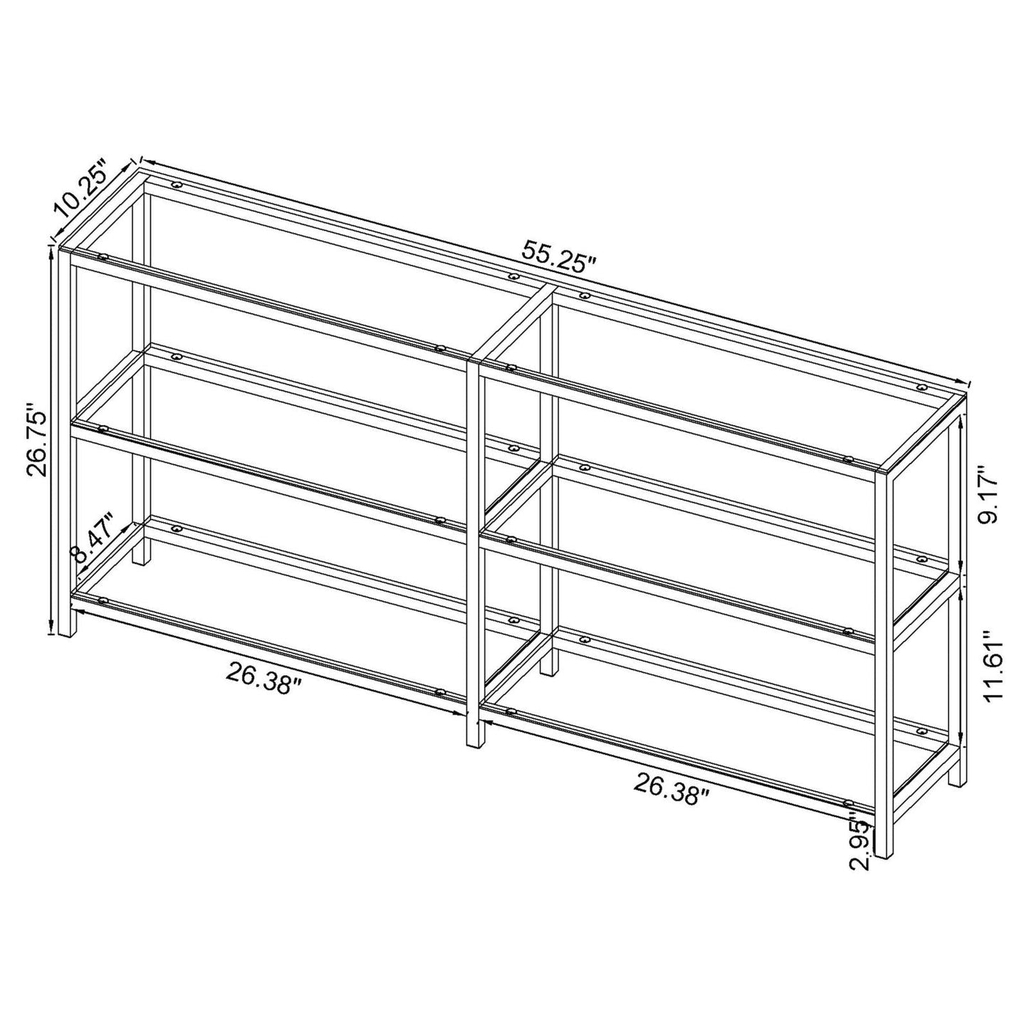 KATE BOOKCASE 801018