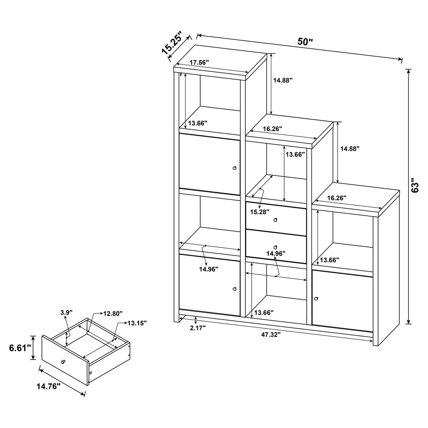 SPENCER BOOKCASE 801170