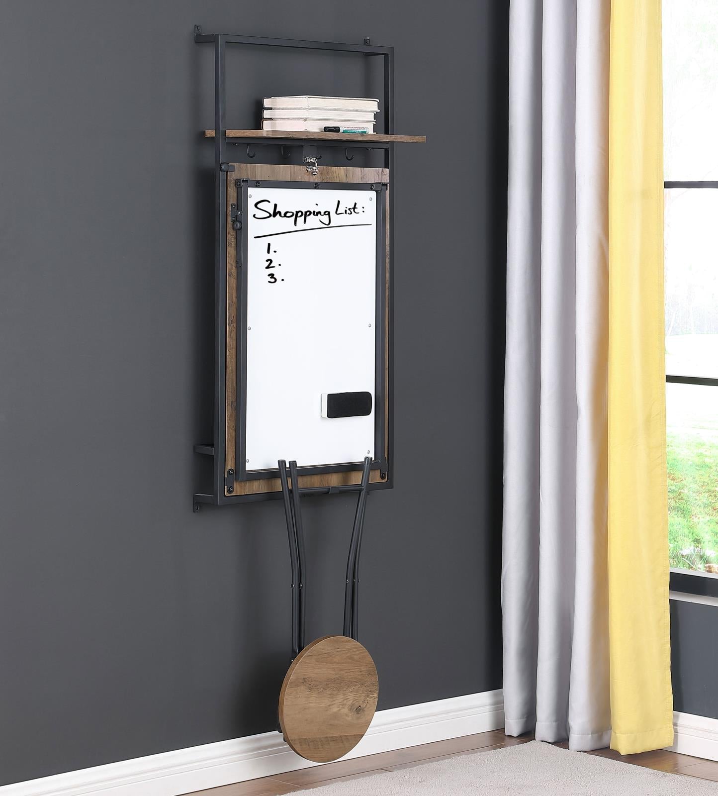 RILEY WALL DESK & STOOL 801402