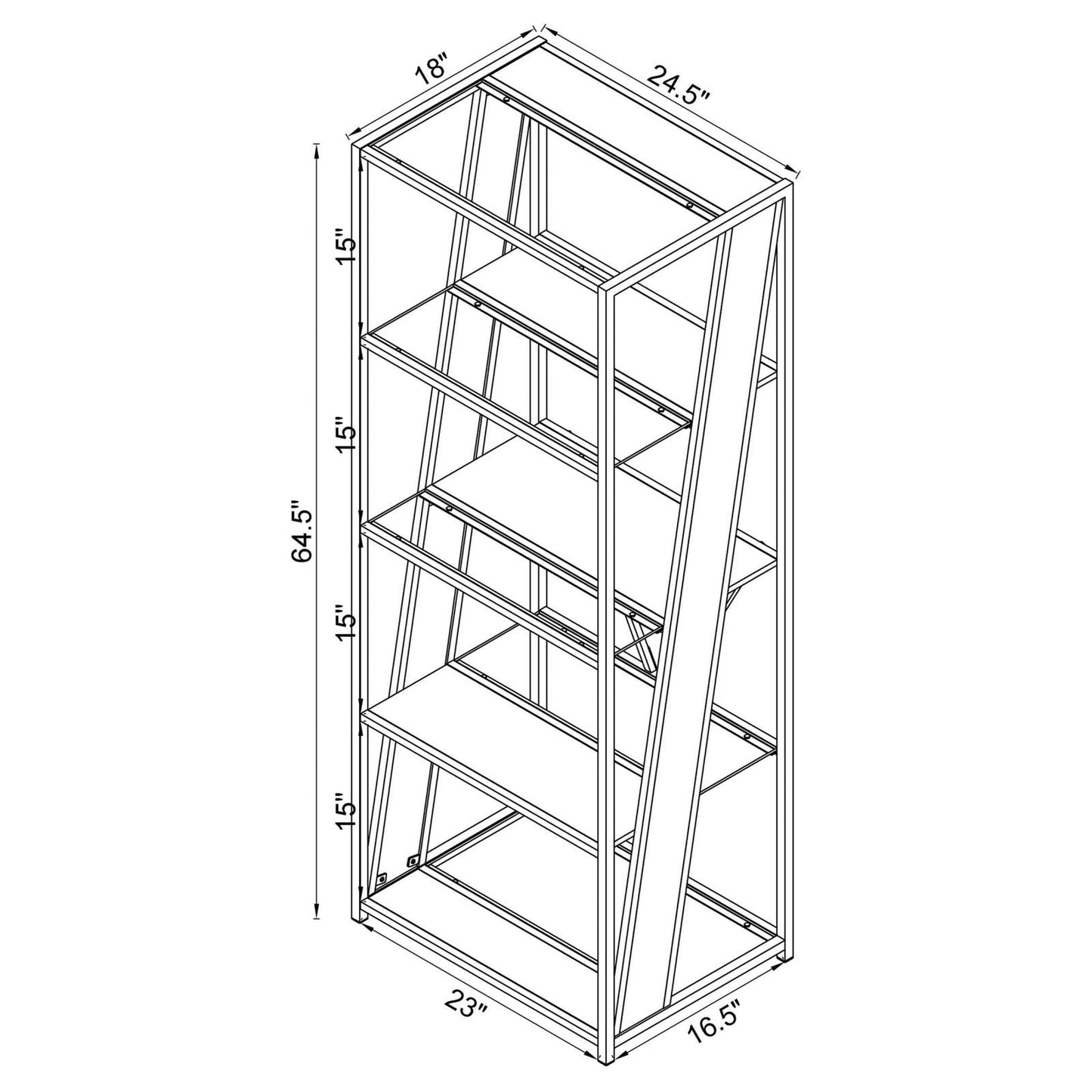 ALAMOSA BOOKCASE 805543