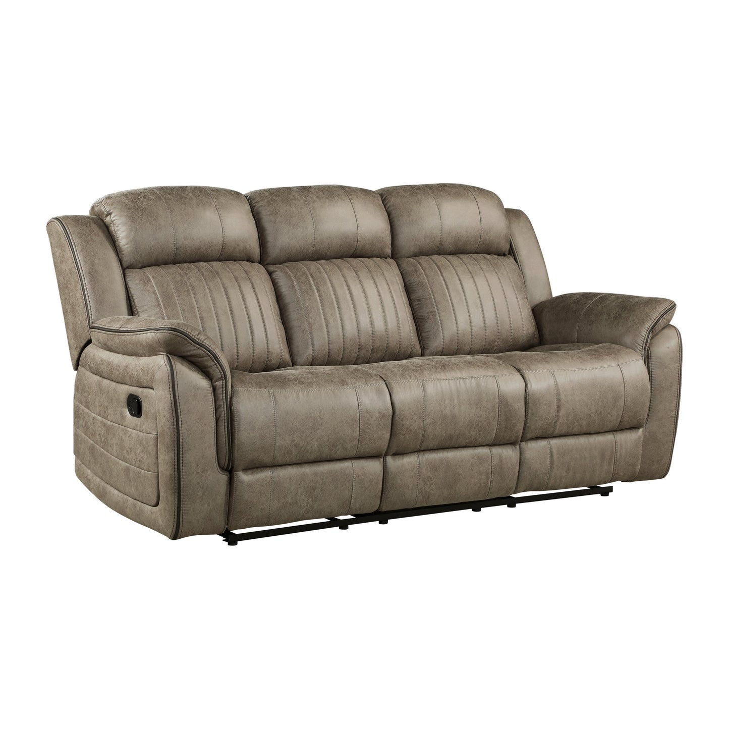 Centeroak Collection Double Reclining Sofa 9479BRG-3