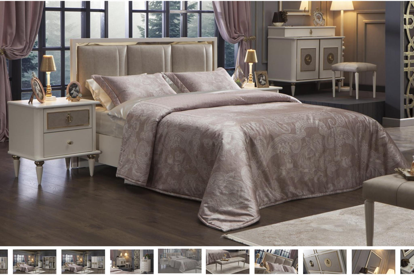 MISTRAL BEDROOM QUEEN 5PCS SET
