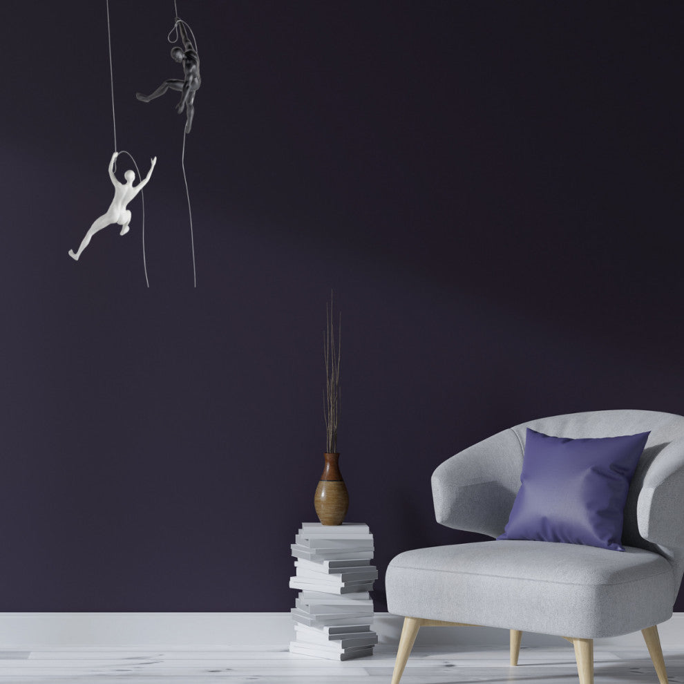 Chrome Sail Floor Sculpture With White Stand, 70" Tall