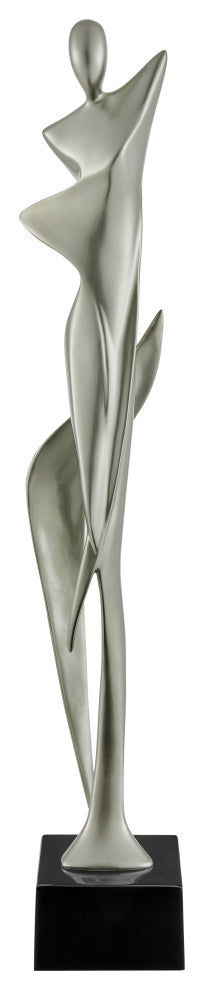 Allegra Sculpture, Gray, Large