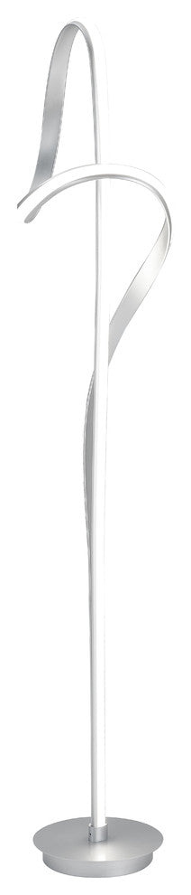 Budapest LED Silver 63" Tall Floor Lamp // Dimmable