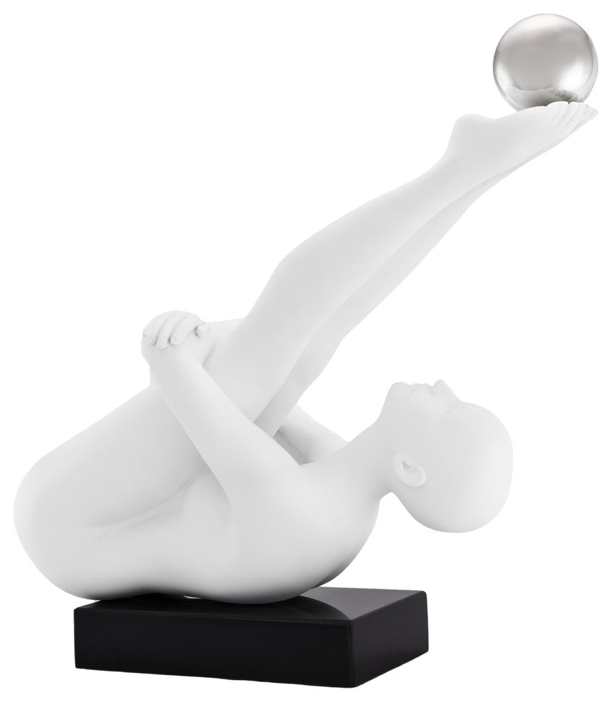 Francine Doll Sculpture, White