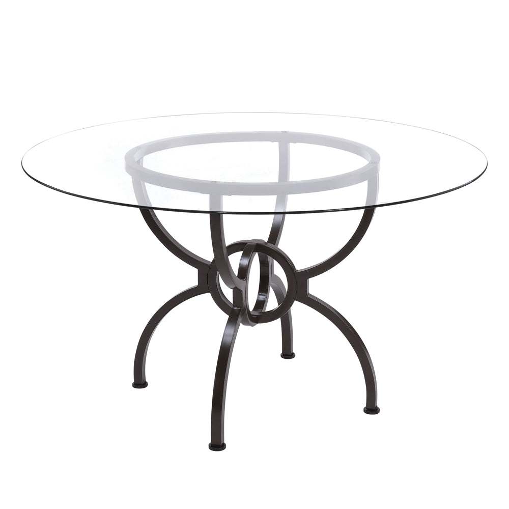 Aviano Dining Table Base Gunmetal