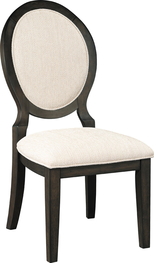 Twyla Upholstered Dining Chairs with Oval Back